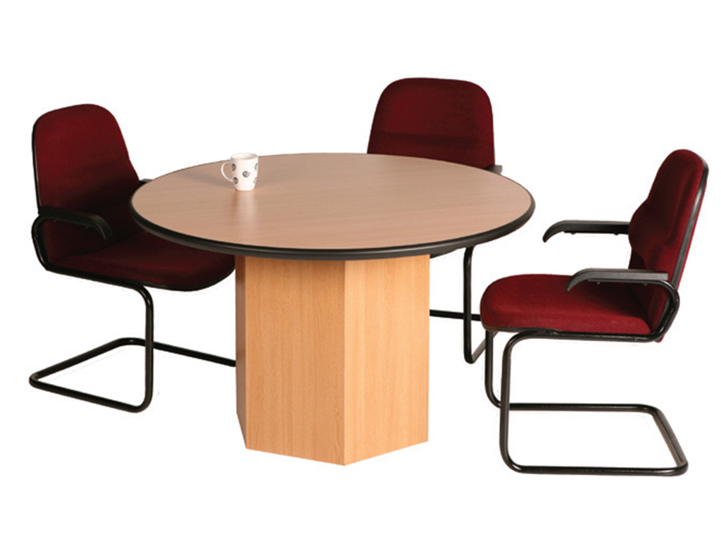 Round Conference Table (Shaped Base)