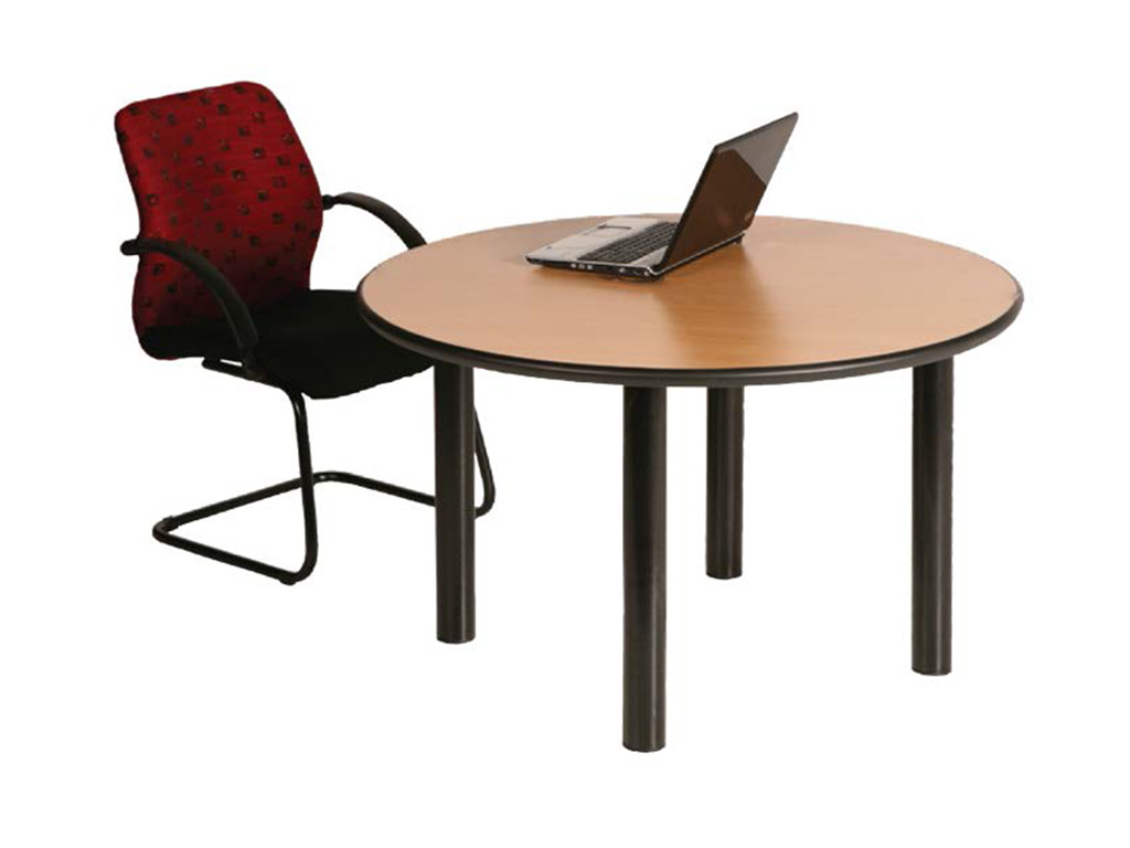 Round Conference Table (Pole Legs)